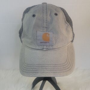 Carhartt‎ Gray Mesh Back Trucker Hat OS